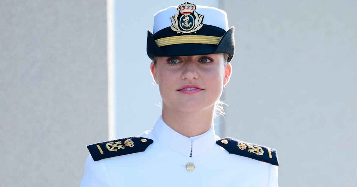 Princesa Leonor de Espanha na Marinha.