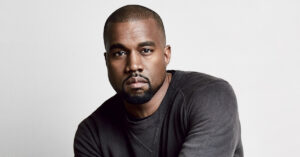 Kanye West, rapper norte-americano.