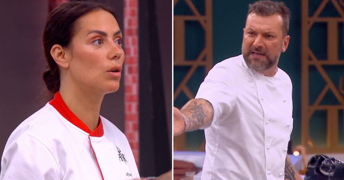 Ljubomir Stanisic e Sofia Ribeiro no Hell's Kitchen Famosos.