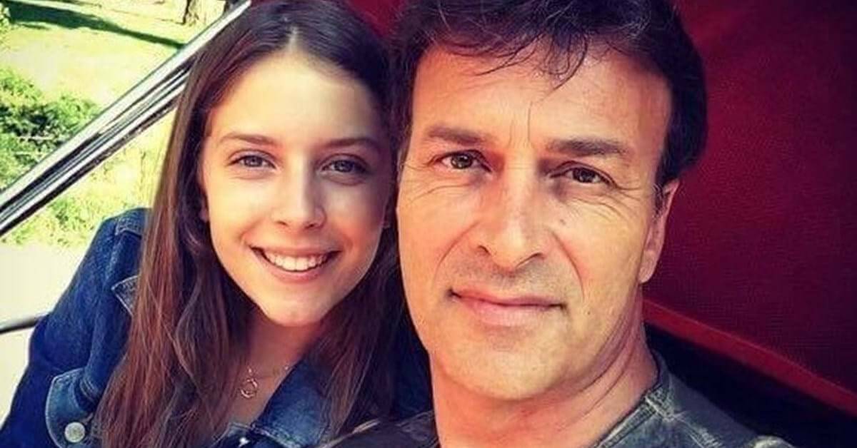 Tony Carreira e a sua filha Sara.