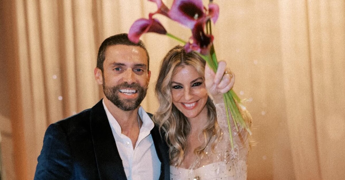 Diogo Amaral e Jessica Athayde no seu casamento.